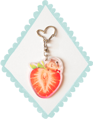 マーチンのストロベリーキーリング